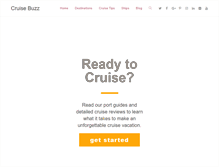 Tablet Screenshot of cruisebuzz.net